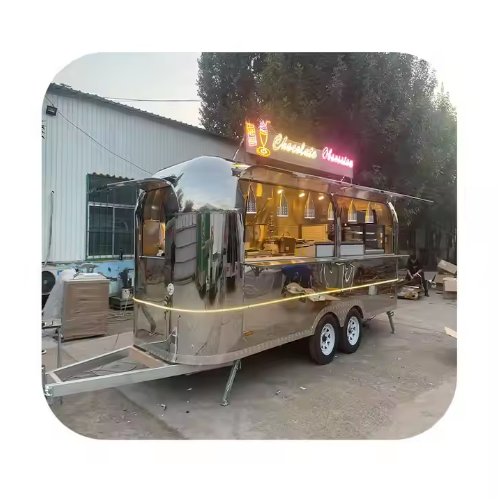 5 Meter Coffee Trailer Mobile Kitchen Concession, BBQ, Pizza, Ice Cream Cart - Fast Food Truck - COOLBABY