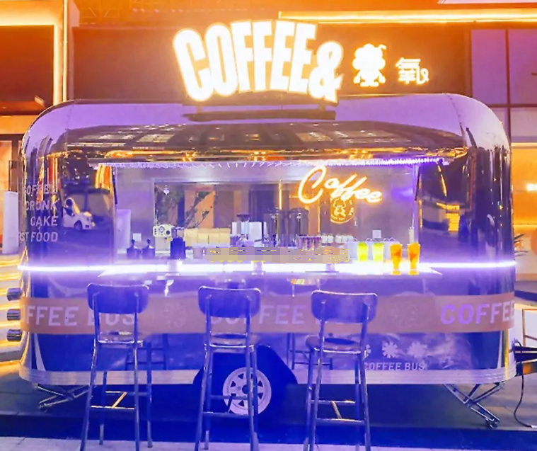 4M Food Truck, Concession Street Mobile Food, Coffee And Dinks Cart - COOLBABY