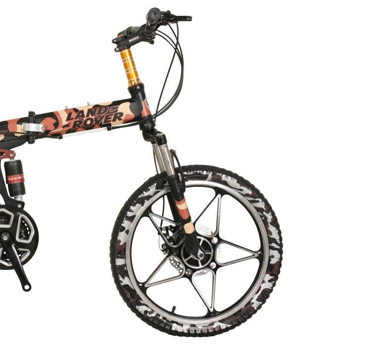 Folding Bike 20 Inch 21 Speed Suspension Mountain Bike