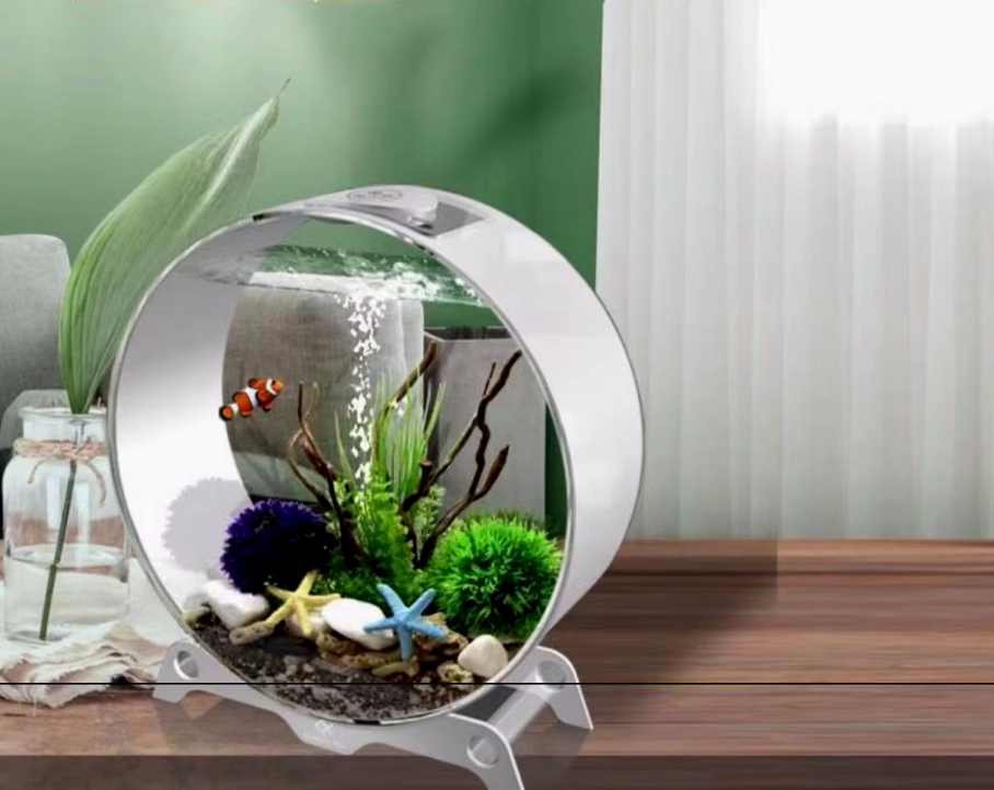 Aquarium Creative Desktop Fish Tank, Free Water Change Ecological, Fish Tank Aquarium Accessories