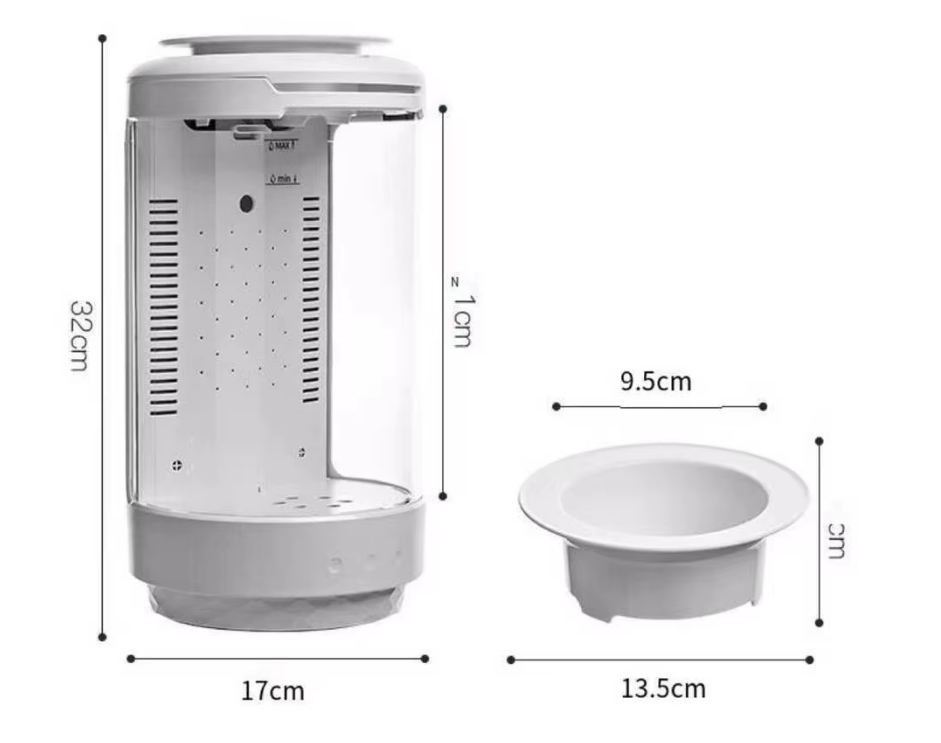 Aquarium Small Fish Tank, Free Water Change, Tank Ecological, Filter Oxygen Lighting, Aquarium Accessories