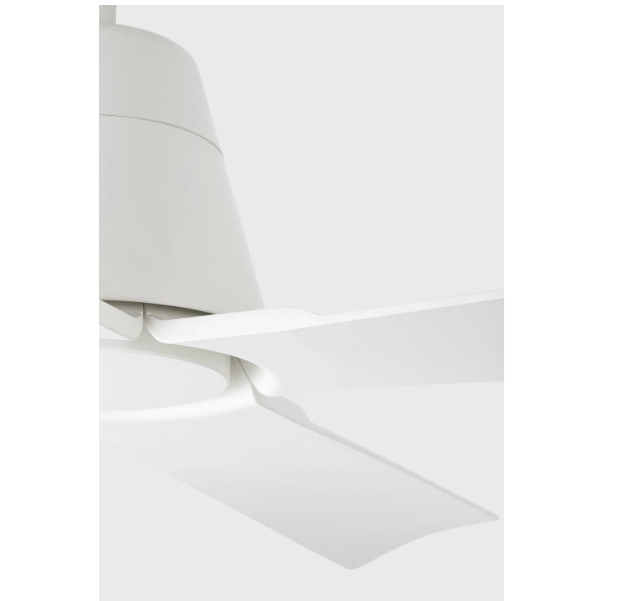 Ø130cm Ceiling Fan White, With Remote Control Included