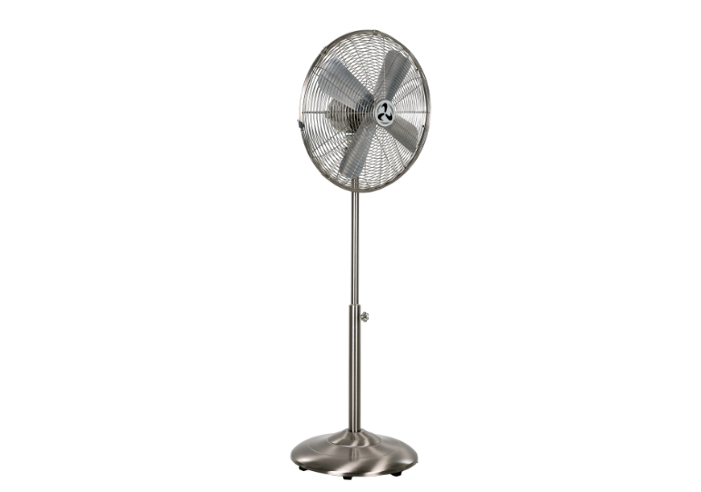 Metal Pedestal Fan, Standing Fan Adjustable Height Up To 1,300 mm, 3 Speeds