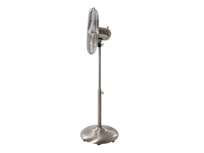 Metal Pedestal Fan, Standing Fan Adjustable Height Up To 1,300 mm, 3 Speeds