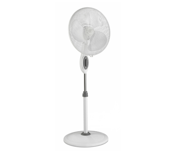 White Matt Pedestal Fan, Height Adjustable Up To 1315 mm,