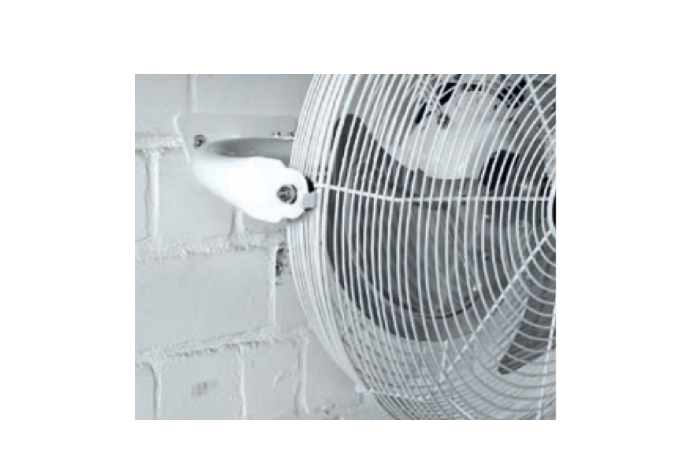 Industrial Fan, 2 In 1 Floor Standing Or Wall Mounted, Commercial Pedestal Fan, Height Adjustable Up To 1500 mm