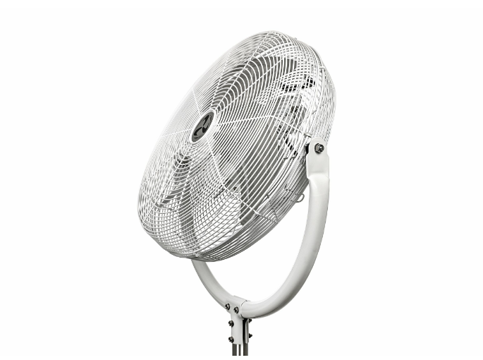 Industrial Fan, 2 In 1 Floor Standing Or Wall Mounted, Commercial Pedestal Fan, Height Adjustable Up To 1500 mm