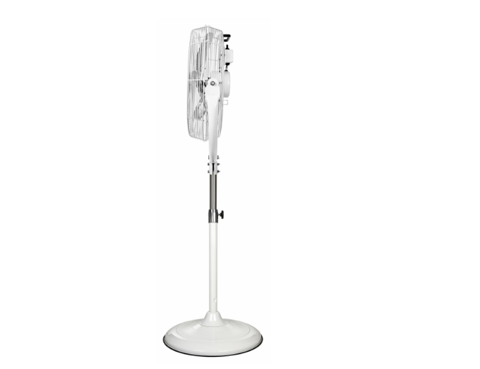 Industrial Fan, 2 In 1 Floor Standing Or Wall Mounted, Commercial Pedestal Fan, Height Adjustable Up To 1500 mm