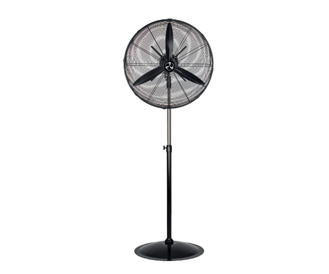 Stand Pedestal Fan for commercial use, height adjustable up to 1700 mm with stable design