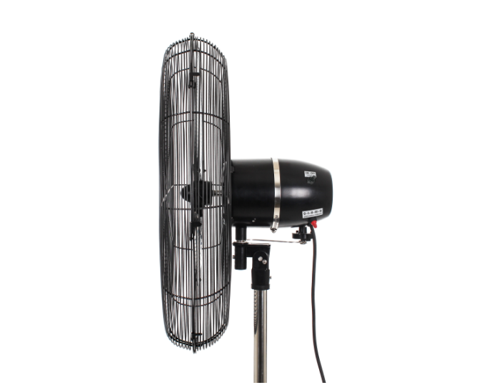 Stand Pedestal Fan for commercial use, height adjustable up to 1700 mm with stable design