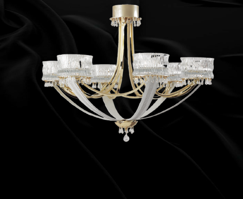 Luxury Modern Ceiling Light - Brass