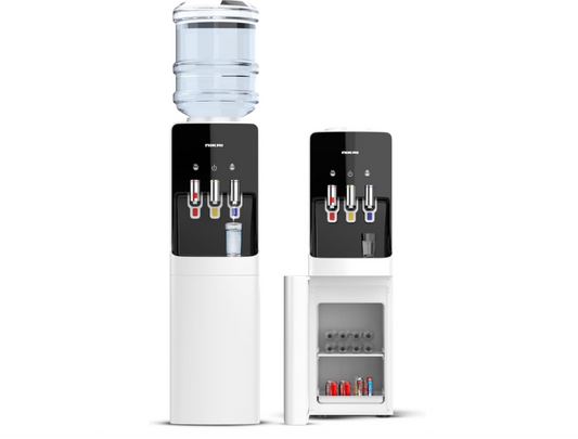 Top Loading Water Dispenser – 3 Tap, 16L Fridge, Stainless Steel, Low Noise - COOLBABY