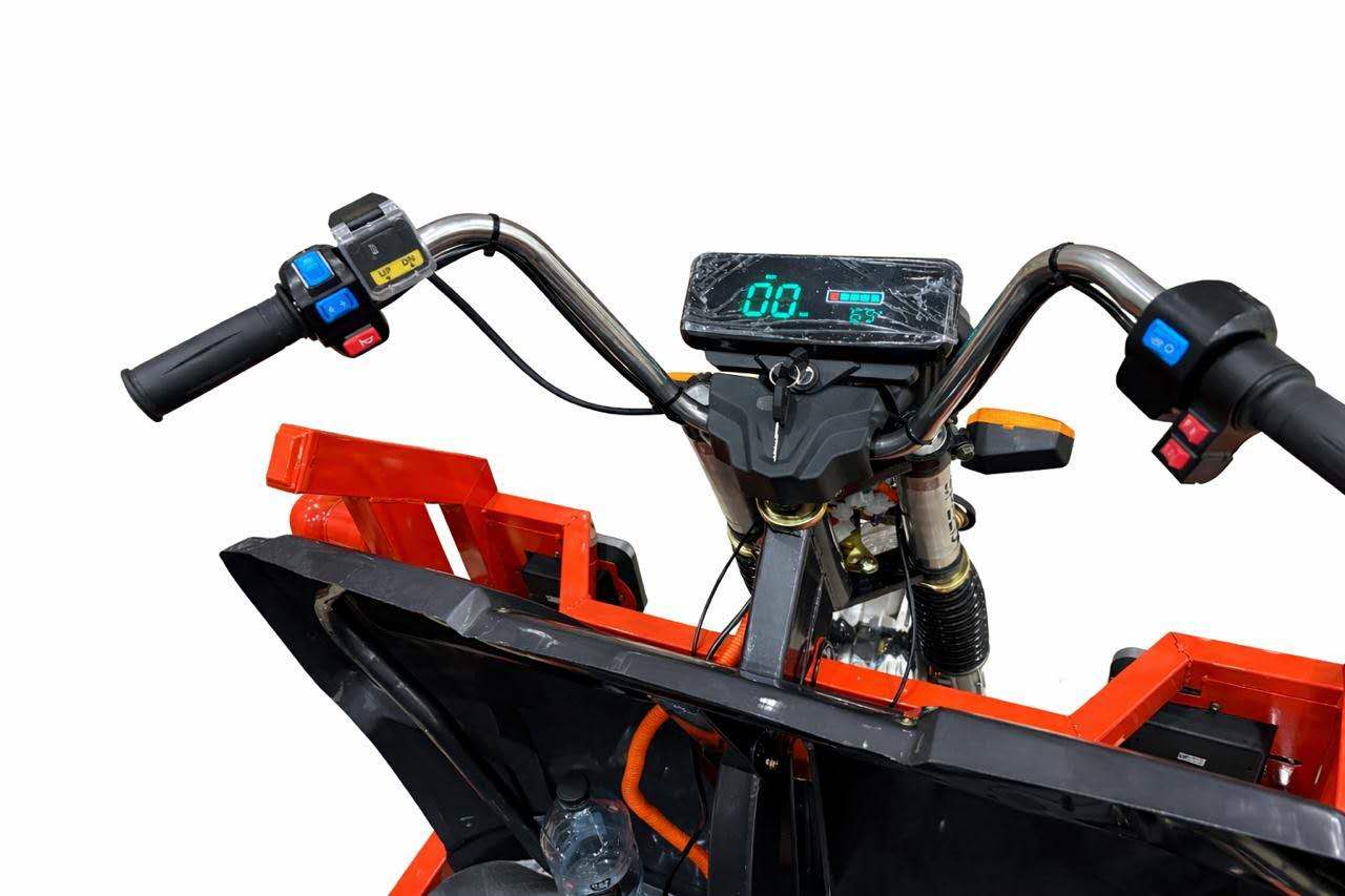 Heavy-Duty Electric Cargo Tricycle 2000W 60V 45Ah – Hydraulic Cargo Trike for Industrial & Commercial Transport