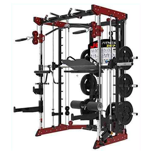 COOLBABY Functional Trainer ZH70: Commercial Grade Smith Machine, Power Rack & Functional Trainer - COOLBABY