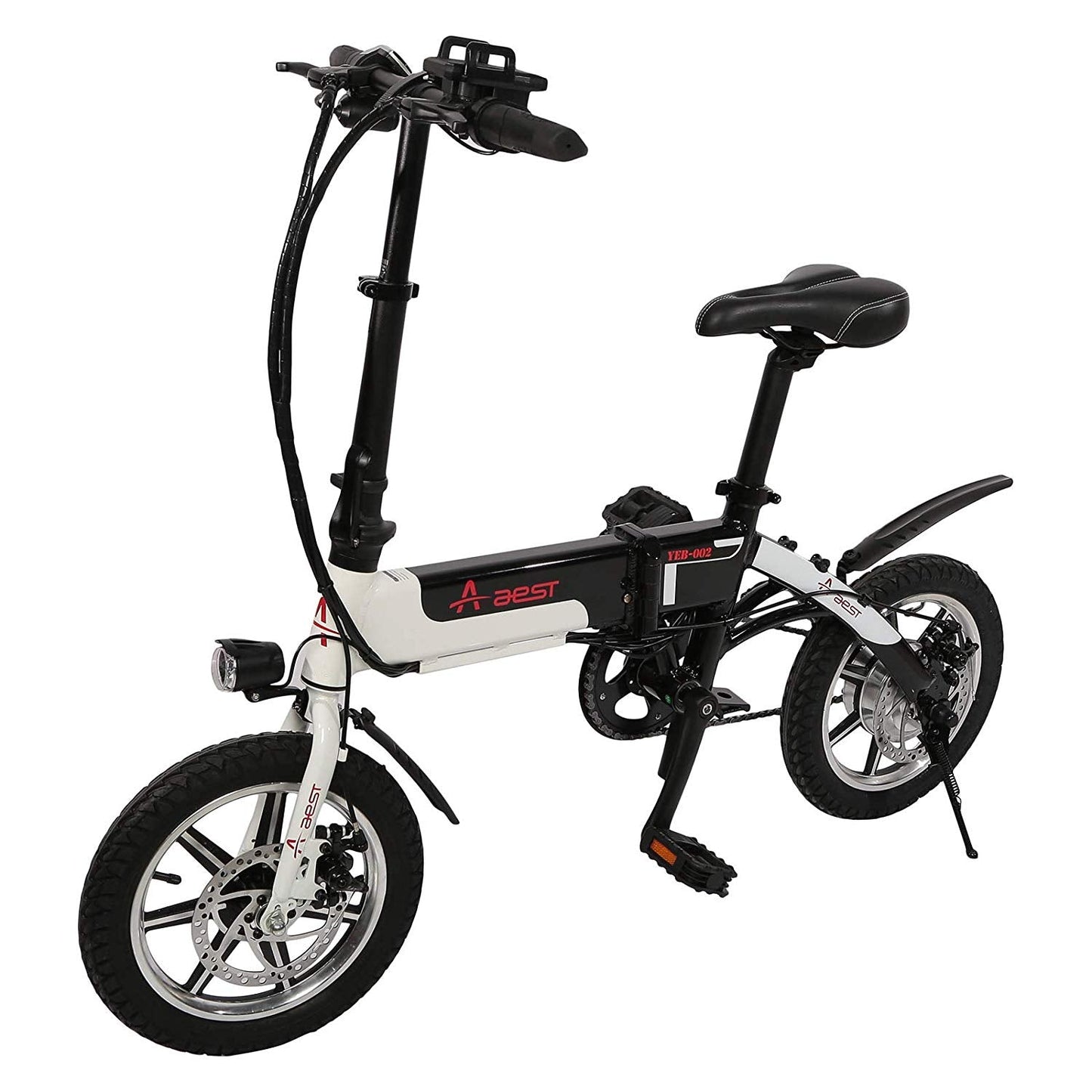 Foldable 14" Electric Bike with Pedal Assist – 36V, 250W Motor, Aluminum Frame - COOLBABY