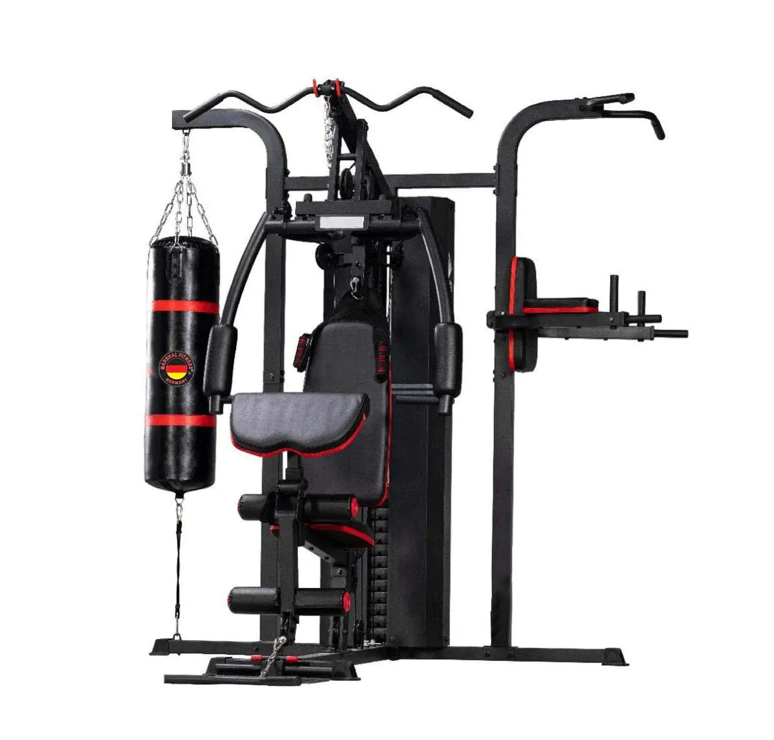 COOLBABY Three Stations Home Gym MFTF-9945-2B: Ultimate Fitness Solution for Home Workouts - COOLBABY