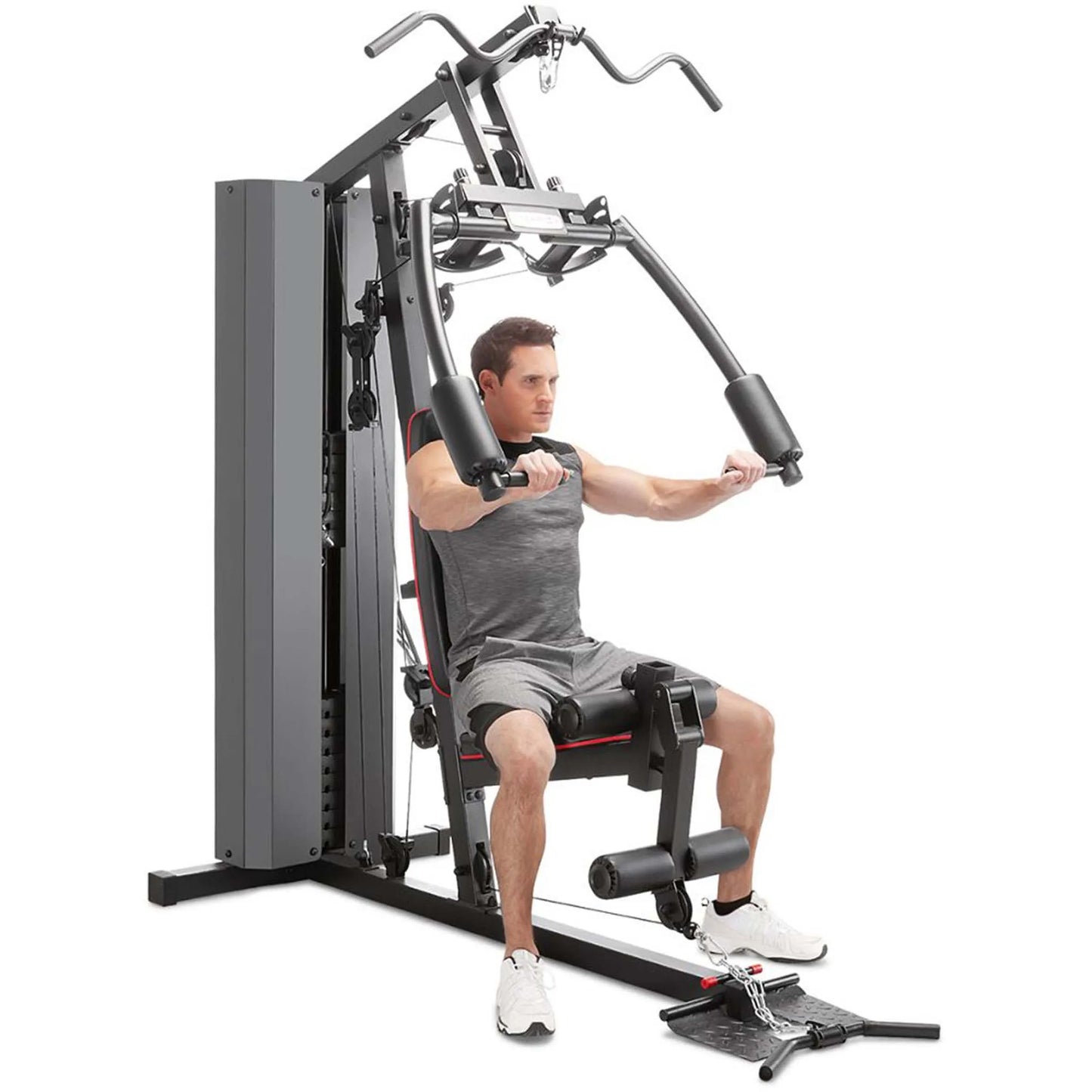 COOLBABY Marcy 200lb Stack Home Gym MKM-81010 - Compact Full-Body Strength Training Machine - COOLBABY