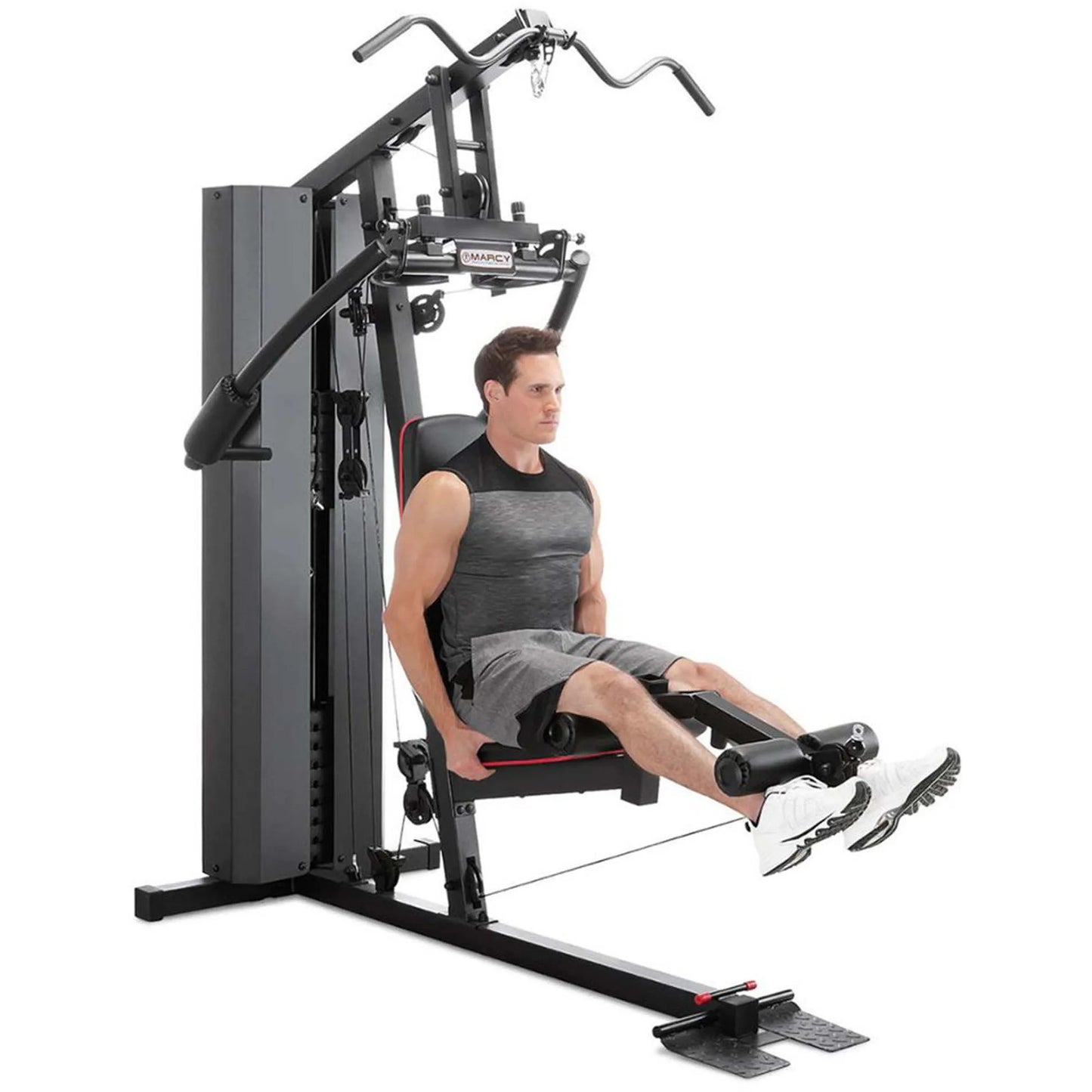 COOLBABY Marcy 200lb Stack Home Gym MKM-81010 - Compact Full-Body Strength Training Machine - COOLBABY