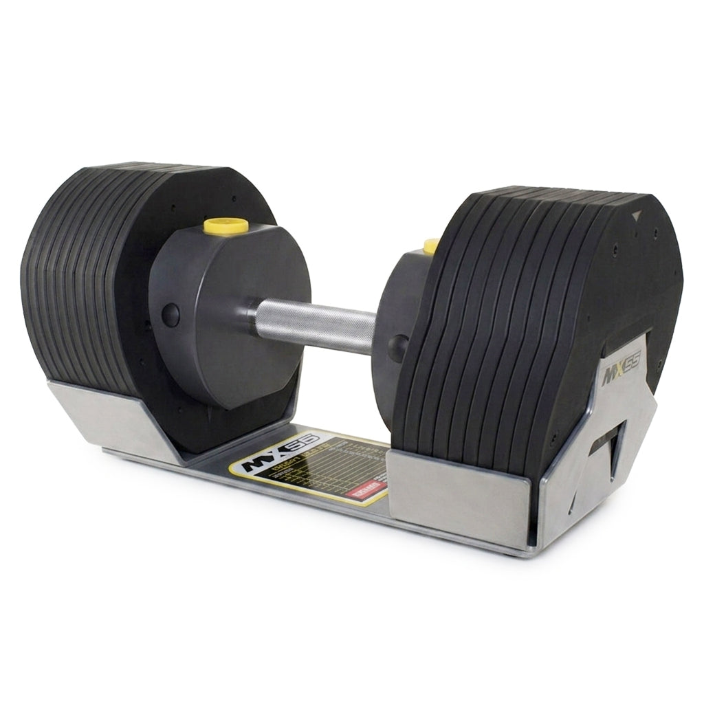 MX Select Adjustable Dumbbell – 10–55 lbs | Space‑Saving Smart Weight System for Home Gyms