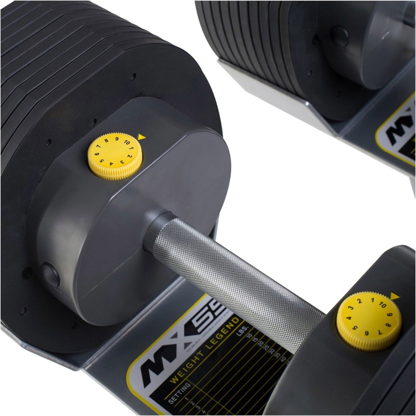 MX Select Adjustable Dumbbell – 10–55 lbs | Space‑Saving Smart Weight System for Home Gyms