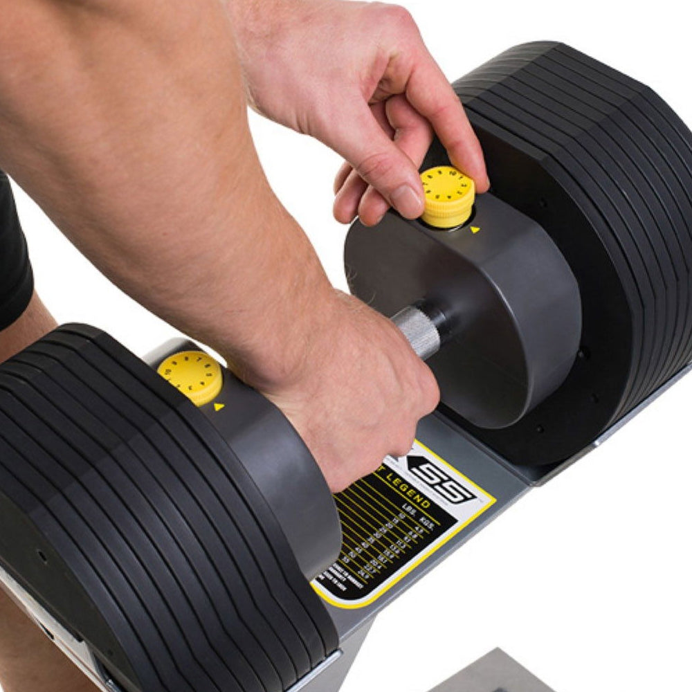 MX Select Adjustable Dumbbell – 10–55 lbs | Space‑Saving Smart Weight System for Home Gyms
