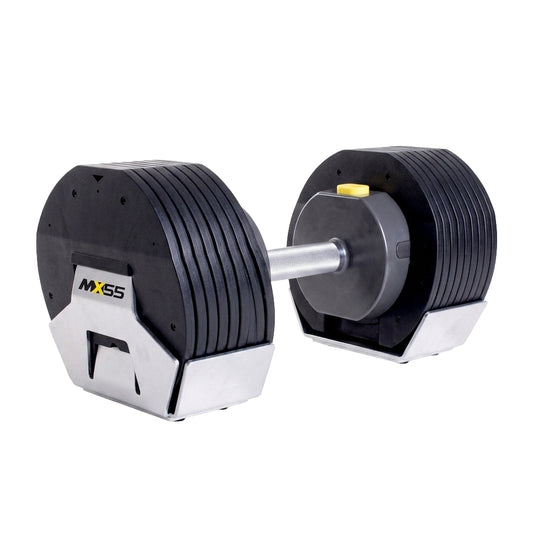MX Select Adjustable Dumbbell – 10–55 lbs | Space‑Saving Smart Weight System for Home Gyms