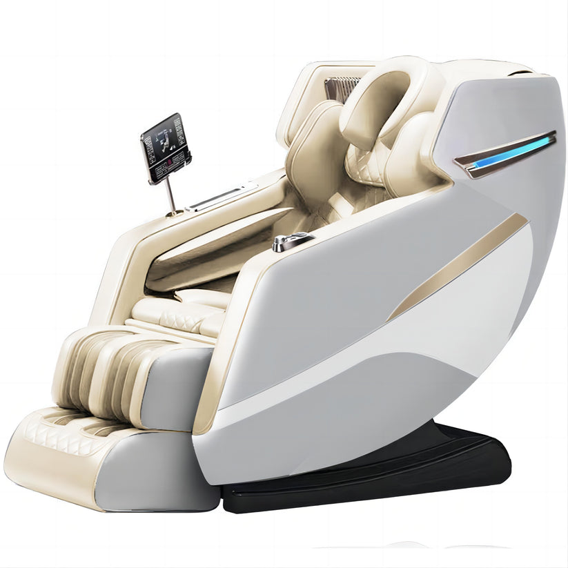 Full Body Massage Chair with 5 Auto Programs Zero Gravity Back and Waist Heat Air Bags. - COOLBABY