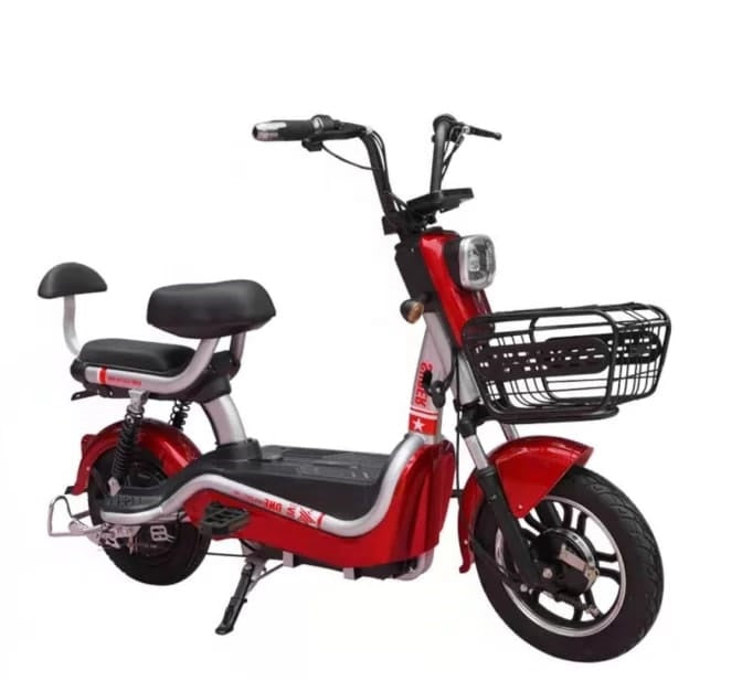 MEGAWHEELS Electric Moped Scooter 48V - 500W Motor, 2-Seater, 30-35 km/h Top Speed - COOLBABY