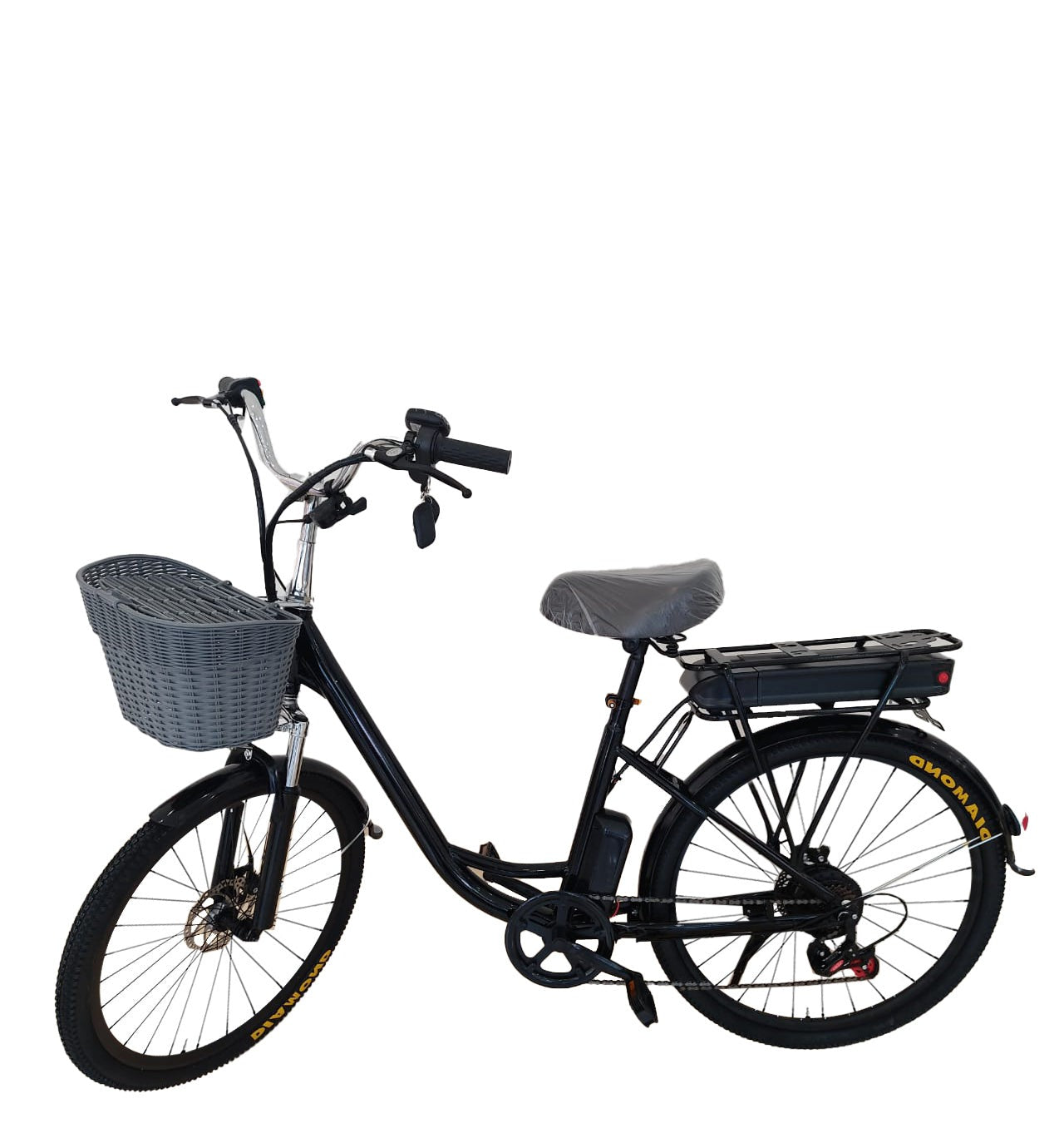 MEGAWHEEL Urban City Electric Bicycle " - 350W Motor, Detachable Battery, Pedal Assist - COOLBABY