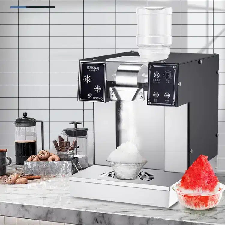 COOLBABY  Milk Snow Ice Machine – High-Output Shaved Ice Maker with Adjustable Fineness - COOLBABY