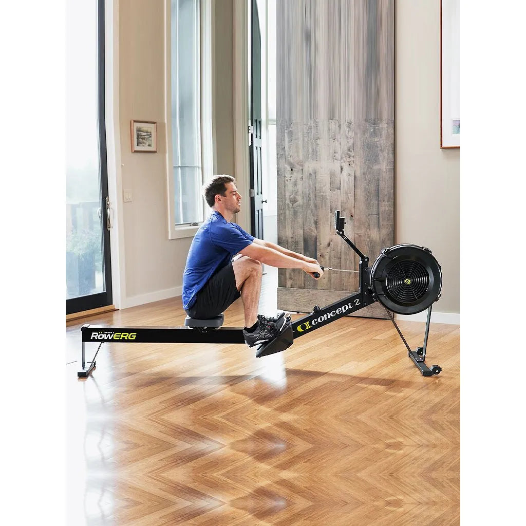 Concept 2 Indoor Rower Model D with PM5 Monitor - Premium Air Rowing Machine in Black - COOLBABY