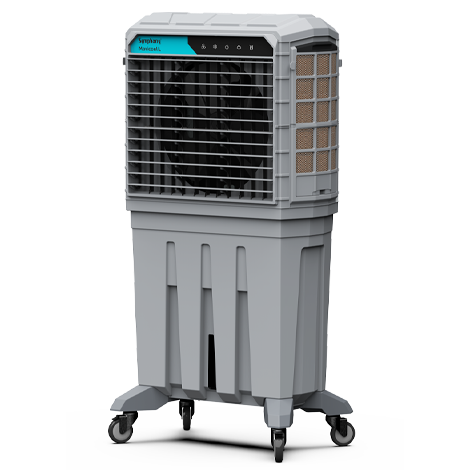 Portable Industrial Evaporative Air Cooler, 125L - Indoor And Outdoor Areas - With Strong Wheels & Brakes - COOLBABY