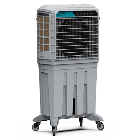 Portable Industrial Evaporative Air Cooler, 125L - Indoor And Outdoor Areas - With Strong Wheels & Brakes - COOLBABY