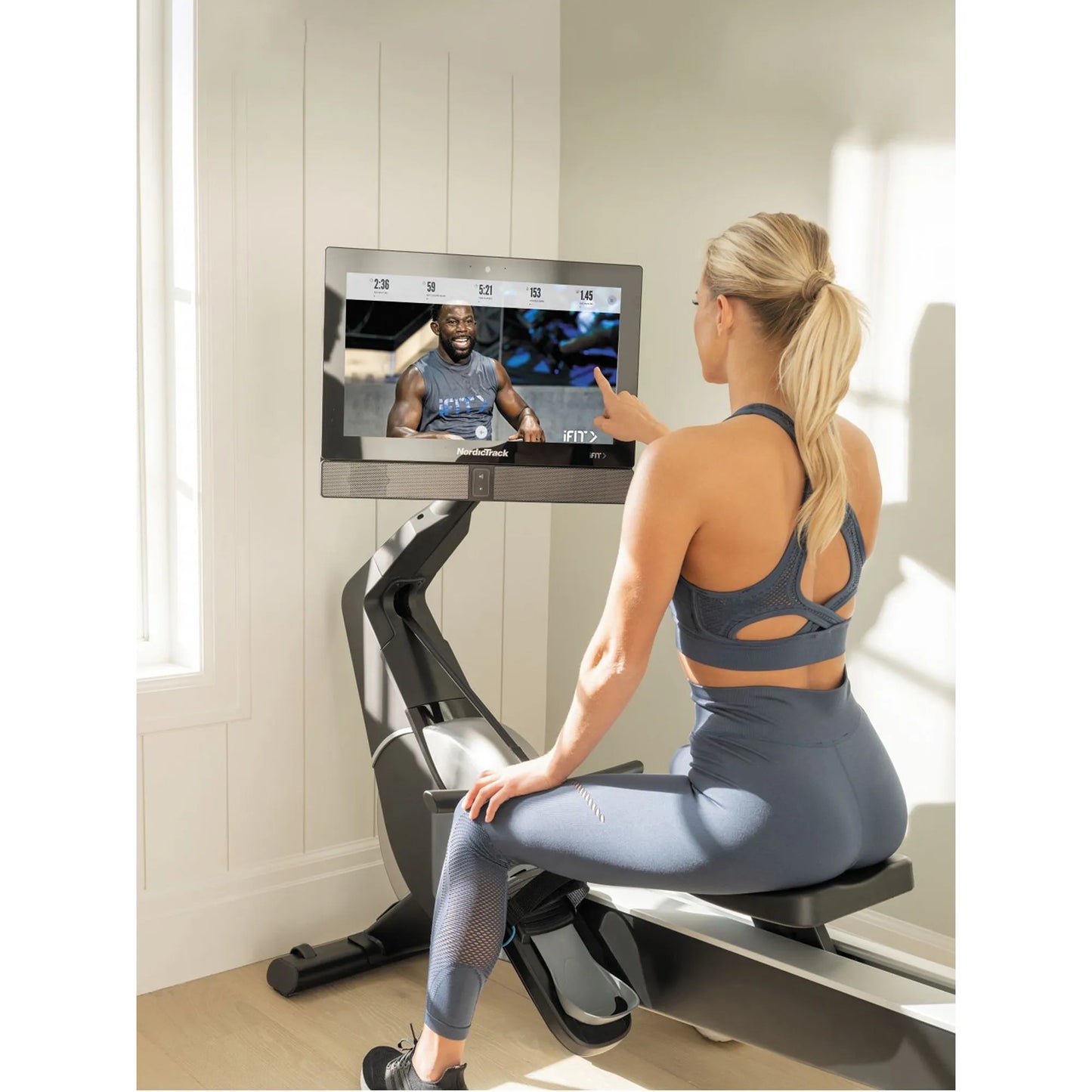 NordicTrack RW 900 Rower: High-Performance Magnetic Rowing Machine with 22" HD Touchscreen - COOLBABY