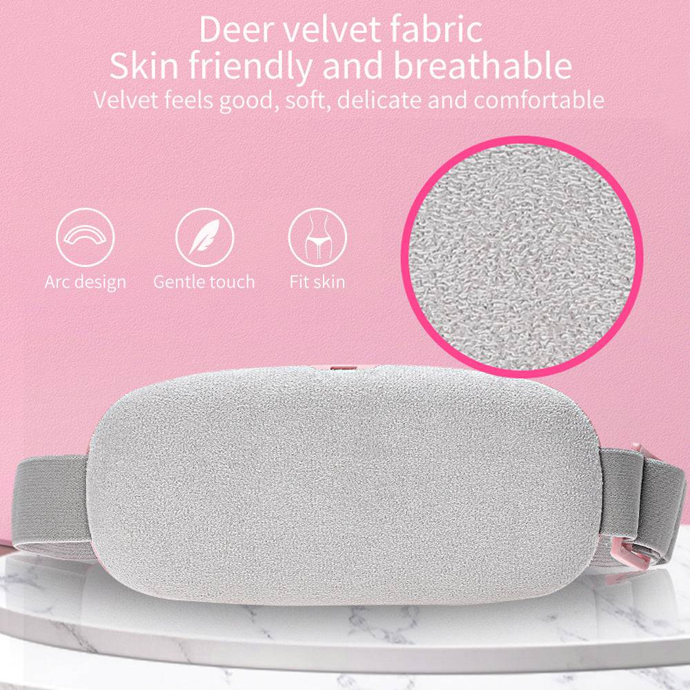 COOLBABY Cordless Heating Pad for Cramps,Period Belt,Fast Heating Pad with 3 Heat Levels and 3 Vibration Massage Modes - COOL BABY