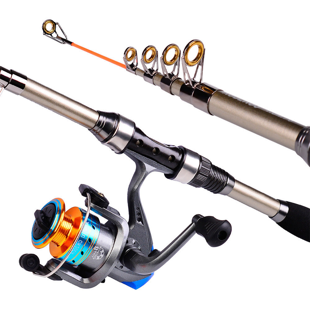 COOLBABY 1.8M Sea Rod Set,Long-Range Casting Fishing Reel and Fishing Rod Bag Combination,Sea Fishing Rod ZRW-YGTZ01