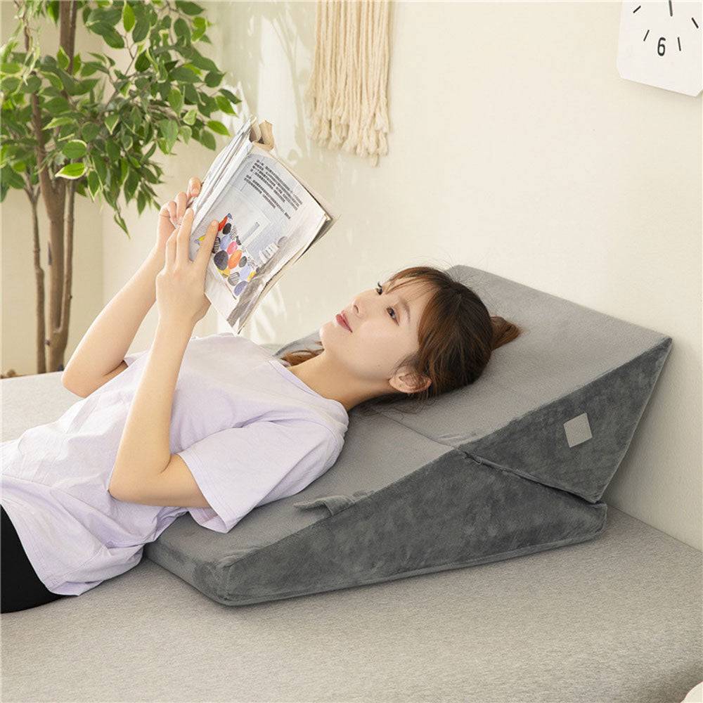 COOLBABY Multifunctional Wedge Cushion Back Cushion,for Legs and Back Support Pillow,Maternity Cushion,Memory Cotton Filling - COOL BABY