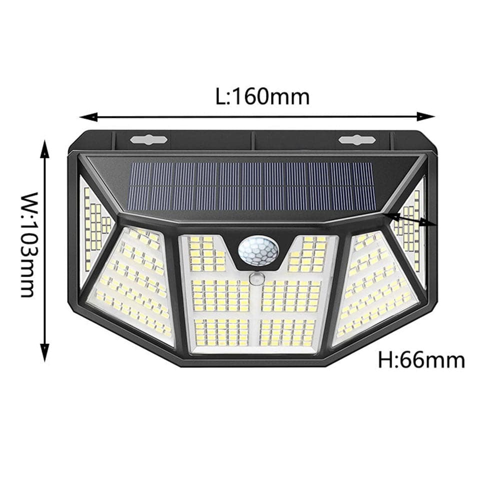 COOLBABY WQSJ-TYNBD 2Pack Solar Wall Light,Outdoor Solar Garden Lights with 3 Lighting Modes - COOL BABY