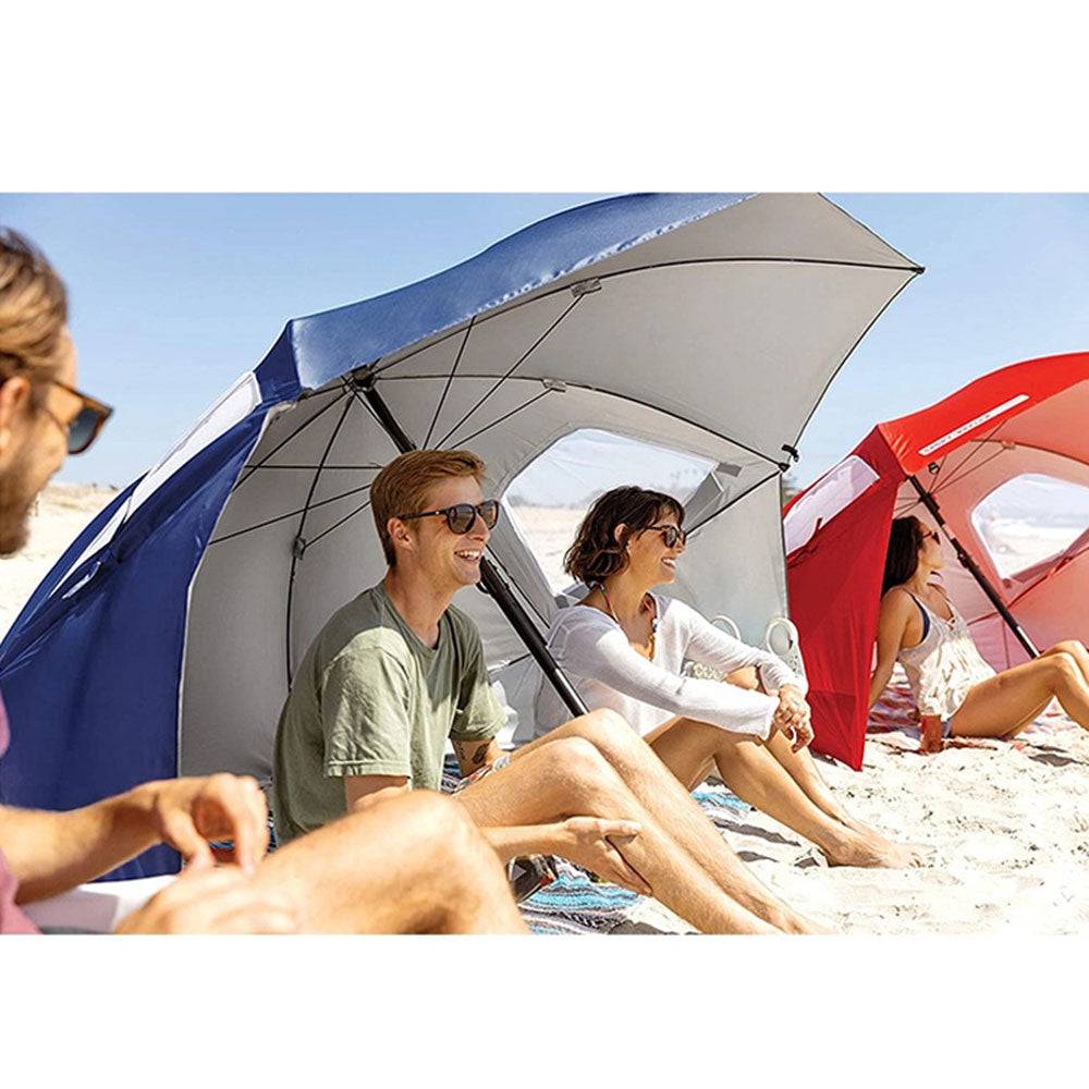 COOLBABY Portable Sunshade Beach Tent Umbrella,SPF 50+ Sun and Rain Canopy Umbrella for Beach and Sports Events - COOL BABY