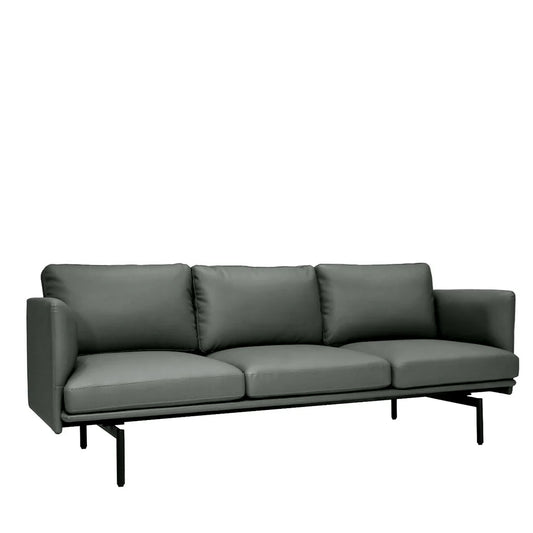 COOLBABY Parker Three-Seater Sofa - Modern Design with Goose Feather Cushions - COOLBABY