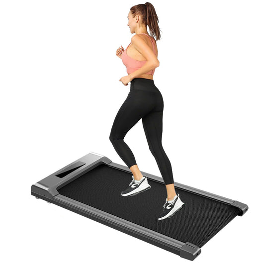 COOLBABY PBJB01 Compact and Powerful Under Desk Treadmill | Wireless Remote Control | LED Display | Ideal for Home and Office Use - COOLBABY