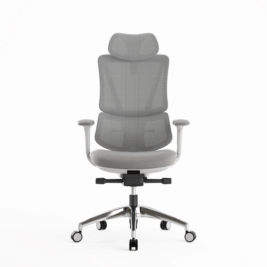 COOLBABY Pebble Ergonomic Office Chair with Adjustable Mesh Headrest & 4D Armrests - COOLBABY