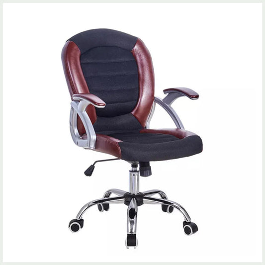 Black Visitor Chair, Premium Fabric For Comfortable Construction - COOLBABY