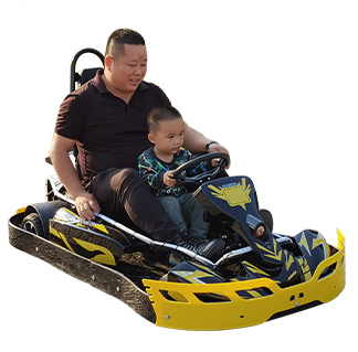 COOLBABY FA_GK-07 Mother and Child Explore the Adventure with Our Compact Go Kart - COOLBABY