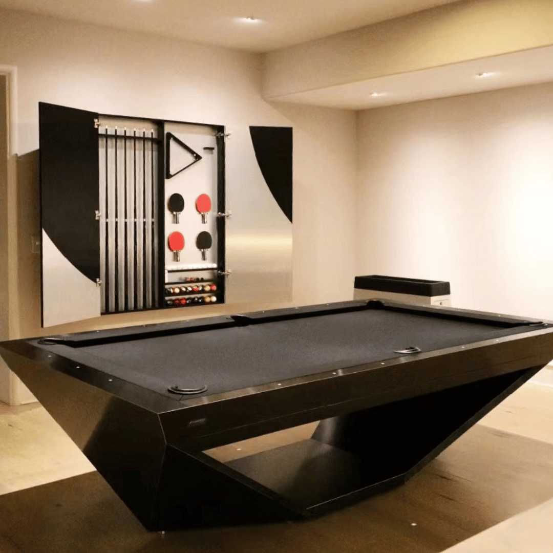 8ft Rais Luxury Pool Table with Ping pong Table Top