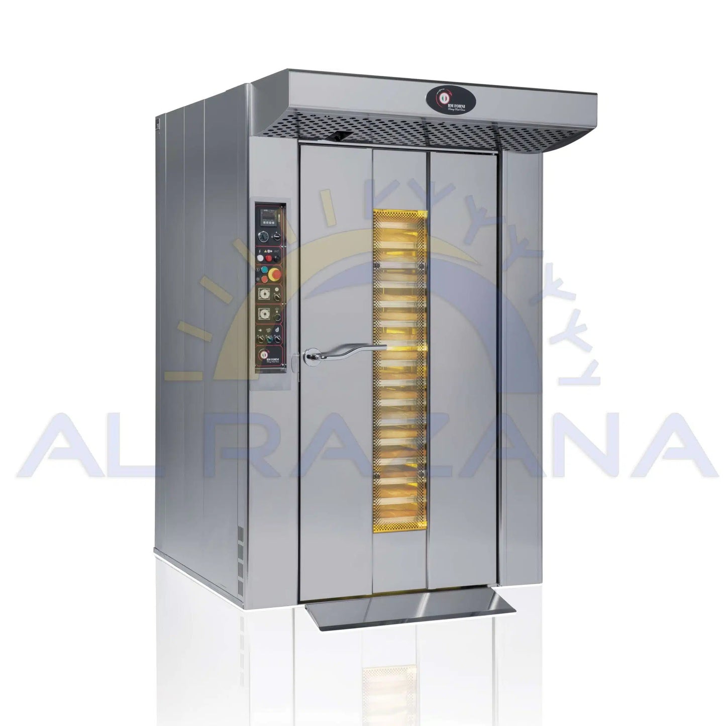 COOLBABY RM Forni RMP6080/18EM Rotary Oven - High Density Insulation, Built-in Steam Generato - COOLBABY