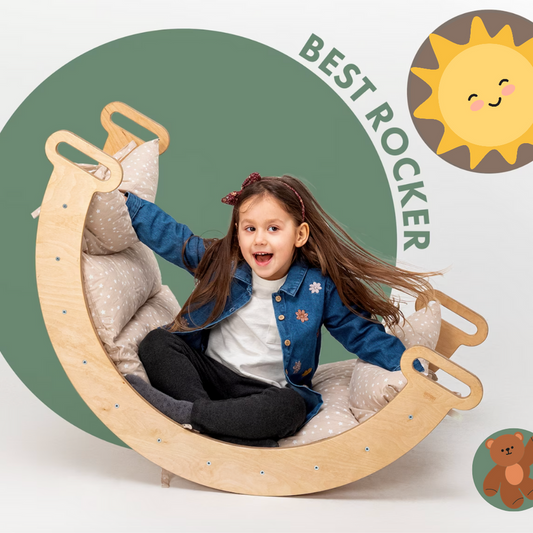 Climbing Arch Rocker Active Play for Kids