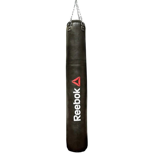 COOLBABY Reebok Combat Thai Bag - 6 ft Leather Punching Bag with Steel Chains for Intense Training - COOLBABY