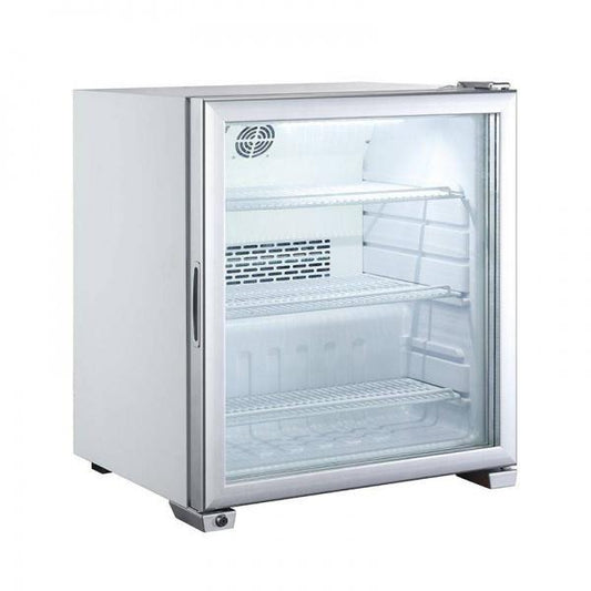 99L Single Glass Door Freestanding Refrigerator Showcase - COOLBABY