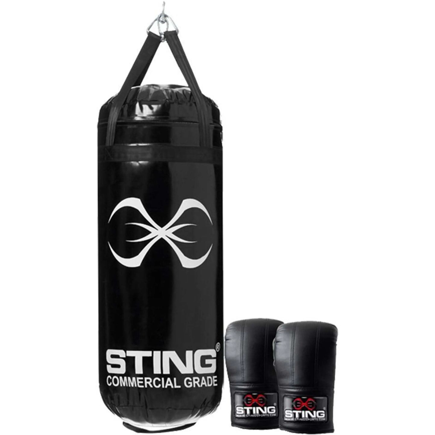 COOLBABY Sting Ripstop Punch Bag Combo Kit: Durable 3ft Punching Bag & Gloves for Home Workouts - COOLBABY